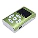 Mini Perman Portable USB 2.0 LCD Screen Metal MP3 Music Player Only, Support 32GB Micro SD TF Card Green