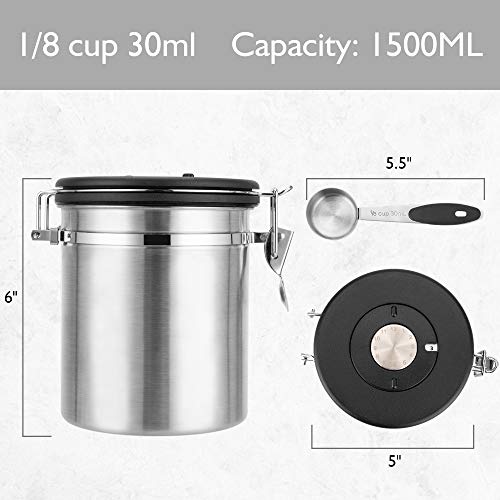 6 Pcs Stainless Steel Airtight Canisters Sets Stainless Steel Airtight 6 Pcs Stainless Steel Airtight Canisters Sets Stainless Steel Airtight
