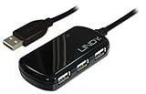 LINDY 8 Meter USB 2.0 Active Extension Pro 4 Port Hub (42781)
