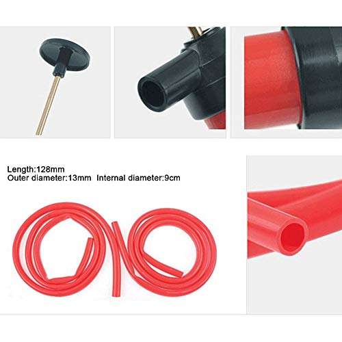 Hand Fuel Pump Kit Multi-Purpose Handle Siphon Transfer Pump for Gas Diesel Petrol Oil Fluids Water Air and Other Fluids