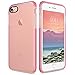 iPhone 8 Case, iPhone 7 Case, ULAK Clear Slim Fit Shock Absorption Flexible TPU Bumper + Scratch Resistant Protective Cases Cover for Apple iPhone 8 / 7 4.7 Inch, Pink