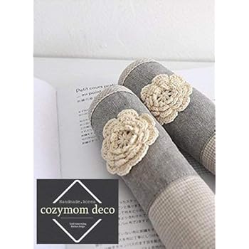 Cozymom Kitchen Appliance Refrigerator Knit Corsage Handle Cover - Set of 2
