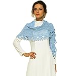 ZORJAR Scarfs for Women Winter Fashion Scarves Knitted Crochet Triangle shawls and wraps