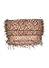 Cindy and Wendy Lightweight Soft Leaf Lace Fringes Scarf shawl for Women,Brown,One Size