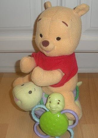 winnie the pooh baby rattle
