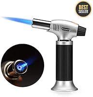 Culinary Butane Torch, Refillable Kitchen Blow Torch Lighter with Safety Lock & Adjustable Flame for Creme Brulee, Meat...