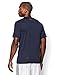 Under Armour Men's Tech V-Neck T-Shirt , Midnight Navy (410)/Steel , X-Large