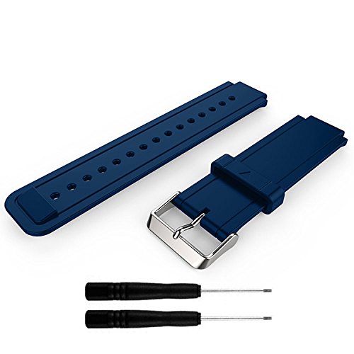 QGHXO Band for Garmin Vivoactive, Soft Silicone Replacement Watch Band for Garmin Vivoactive/Vivoactive Acetate (No Tracker, Replacement Bands Only)