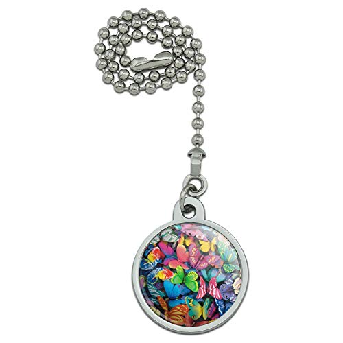 Butterfly Butterflies Rainbow Magic Ceiling Fan and Light Pull Chain