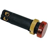 Dayton Raised Indicator Light,12mm,120V,Amber 22NY94-1 Each