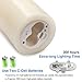 AIR ZUKER C-Cell Flameless Candles Super-Long Battery Life Dancing Flame Wax Pillar LED Candle with Timer and 10-Key Remote - Set of 6