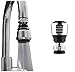 Chi yue 360 Degree Rotate Faucet Deluxe Internal Thread Nozzle Filter Adapter Water Saving Bubbler Connector Swivel Tap Aerator Diffuser Kitchen Accessories(2PCS)