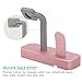 Apple iPhone/iWatch Charger Stand[iPhone Cord Included], Lecxci iWatch and iPhone Charging Dock Station Stand for iWatch Series 1/2 / 3[38mm/42mm], iPhone 6/ 6s / 7 7 Plus / 8 8 Plus (Rose Gold)