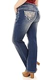 WallFlower Bling Plus Size Luscious Curvy Bootcut Jeans