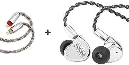 Amazon Com Tripowin Tc 01 1dd 0 394 In Si Pu Driver Hifi Auriculares In Ear Y Linsoul Tripowin Zonie 16 Core Plateado Cable Bundle Home Audio Theater