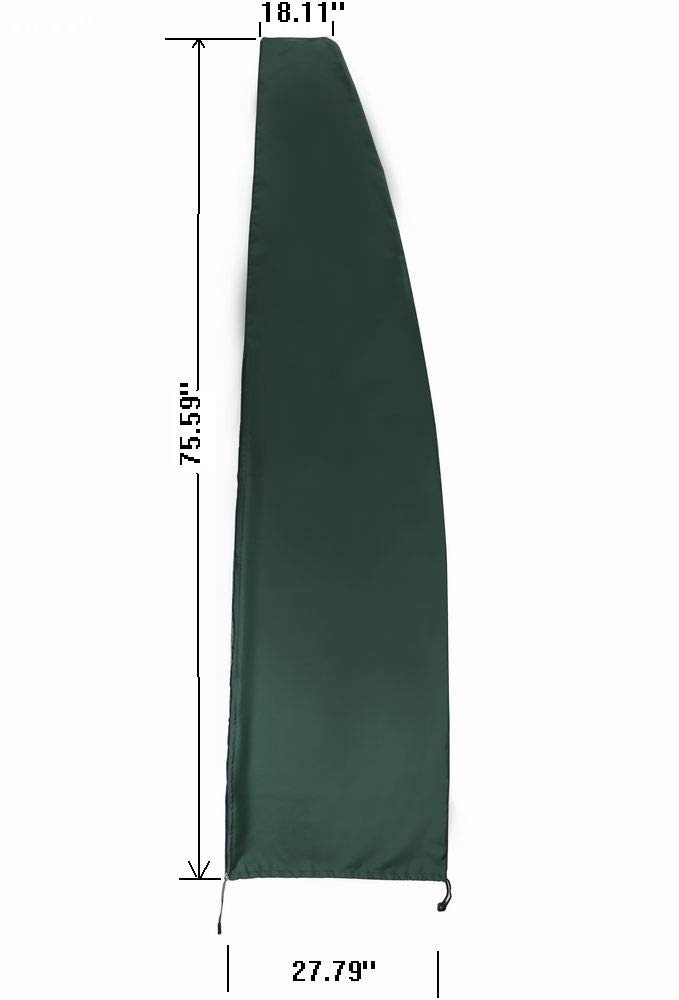 Bilybily Patio Umbrella Cover For 9 To 11 Ft Patio Umbrellas Waterproof And Durable Market Umbrella