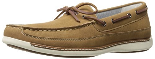 Izod men s heller slip-on loafer, tan semi burnished su…