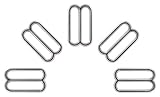 20 - Country Brook DesignTM 1 1/2 Inch Metal Round Triglide Slides
