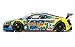 Scalextric Audi R8 LMS Rum Bum Racing 1: 32 Slot Car C3854 Vehicle Replica