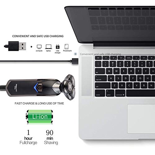 Electric Razor for Men 5 in 1 Electric Shaver Cordless Hair clippers Beard Trimmer Nose Hair Trimmer Waterproof USB Rechargeable