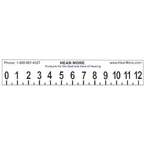 amazoncom large print 12 inch ruler with sign language