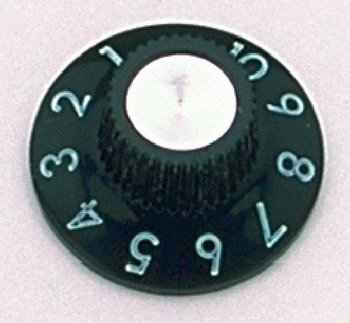 Allparts PK-0145-023 Black Amp Knob Set