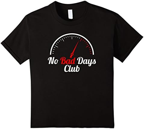 unisex-child Car No Bad Days Club Auto Racing Shirt 10 Black