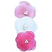 Pearl Poppy Flower Hair Clip - Girl TruStay Clip - Best NO Slip Barrette For Fine Hair (Pack2-Pink/White/Hot Pink)