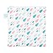 Bumkins Sandwich Bag / Snack Bag, Reusable Fabric, Washable, Food Safe, BPA Free, 7x7 – Raindrops