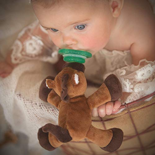 Nookums PaciPlushies Buddies Horse Pacifier Holder Adapts to Name