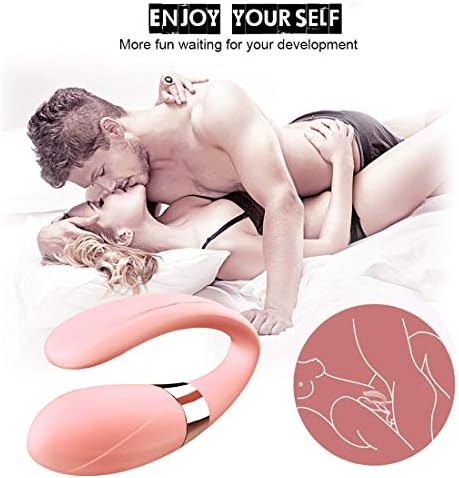 Sticks 7 Frequency U-Shape Couple Love Stimulation Promote Toys Sport Tool USB Rechargeable Silicone Couples Wand Massage Back Neck Muscles Pink Patterns Handsfree USB Waterproof