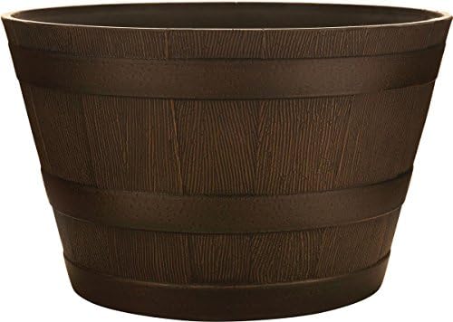 Southern Patio HDR-002550 22" Whiskey Barrel Plntr, 15"