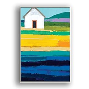 Framed Canvas Wall Art for Living Room, Bedroom Minimalist Abstract Canvas Prints for Modern Home Decoration Ready to Hang - 16"x24" inches