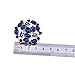 ELEGANTPARK AM Women Rhinestones Decoration Wedding Party Shoe Clips 2 Pcs Navy Blue