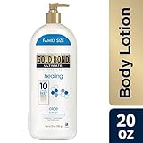 Gold Bond Ultimate Healing Skin Therapy Lotion Family Size, Aloe, 20 Ounce