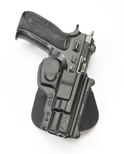Fobus Tactical CZ-75 RT Standard Right Hand Conceal Carry Polymer Roto Paddle Holster For CZ 75 / 75B (Old version) / 75BD / 85 - Black