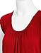 LL WT1054 Womens Solid Short Sleeve Sweetheart Top XXL RED