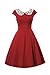 iLover Womens Classy Vintage Audrey Hepburn Style 1940's Rockabilly Evening Dress