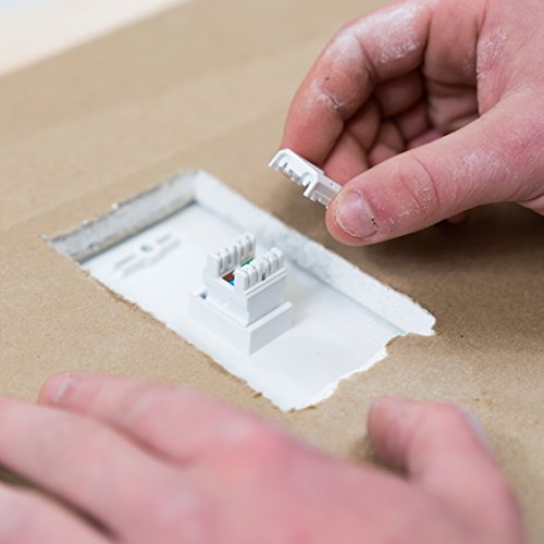 Legrand – On-Q WP3476WH10 Cat6 RJ45 Quick Connect Keystone ... le grand cat5e jack wiring 