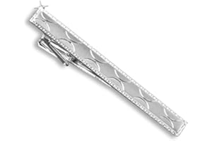 MHEIJO Tie Clip, Tie Clips for Men, Tie Bar, Tie Bars for Men, Tie Clips for Men Unique, Mens Tie Clip Silver, Tie Tack Pins for Men, Shirt Ties Clips for Women, Mens Suit Tie Accessories for Men Boys Dad