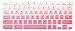 Keyboard Skin Compatible with Acer Chromebook Premium R11 11.6 CB5-132T CB3-132 CB3-131, Acer Chromebook R 13 CB5-312T, Acer Chromebook 14 CP5-471, Acer Chromebook 15 CB3-532 CB5-571 C910 (Ombre Pink