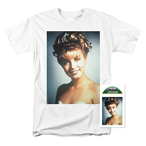 Twin Peaks Laura Palmer David Lynch T Shirt & Exclusive Stickers (Medium)