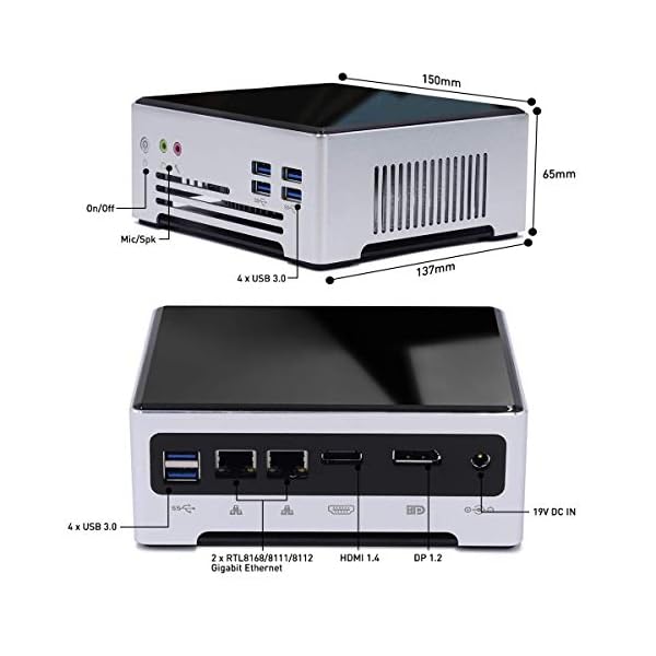 Mini-PC-with-Core-i7-10750H-Desktop-Computer-Windows-10-Pro-DDR4-8GB-RAM-1TB-M2-SSD-RJ45-Gigabit-Ethernet-HDMI-DP-Ports-M2-WiFiBT-42USB30-Mini-Computer WEIDIAN Mini PC with Core i7-10750H Desktop Computer Windows 11 Pro DDR4 8GB RAM / 1TB M.2 SSD RJ45 Gigabit Ethernet HD…