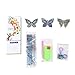 5D DIY Butterfly Diamond Painting Kits 3 Pieces for Kids and Adult,Special Shaped Full Drill Stick Paint with Diamonds by Numbers Easy to DIY Keychain Pendant Kits for DIY Art Craft Ross Beauty
