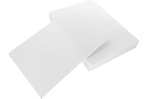 CIMAXIC Lot de 20 plaques d'impression en mousse blanches pour projets de bricolage, fabrication de cartes, scrapbooking