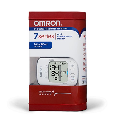 Omron 7 Series Wrist Blood Pressure Monitor; 100Reading Memory with