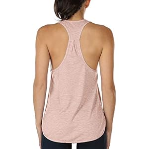 icyzone Dames Tanktop Sporttop Racerback Fitness Yoga Mouwloze Shirts