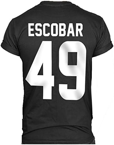 PL Legends Unisex Escobar 49 T-Shirt Top Pablo Emilio Drug Lord King of Cocaine Criminal Notorious Trap Colombia