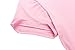 BELAROI Womens Comfy Swing Tunic Short Sleeve Solid T-Shirt Dress (3X, Pink)