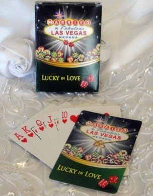 Married in Las Vegas Playing Cards, Set of 12